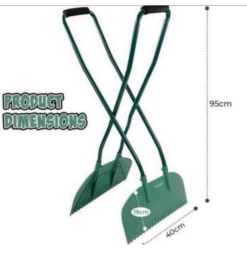 Hark Grijper Tuin-afval park bladeren lang verzamelaar XL, Nieuw, Ophalen of Verzenden, H, H