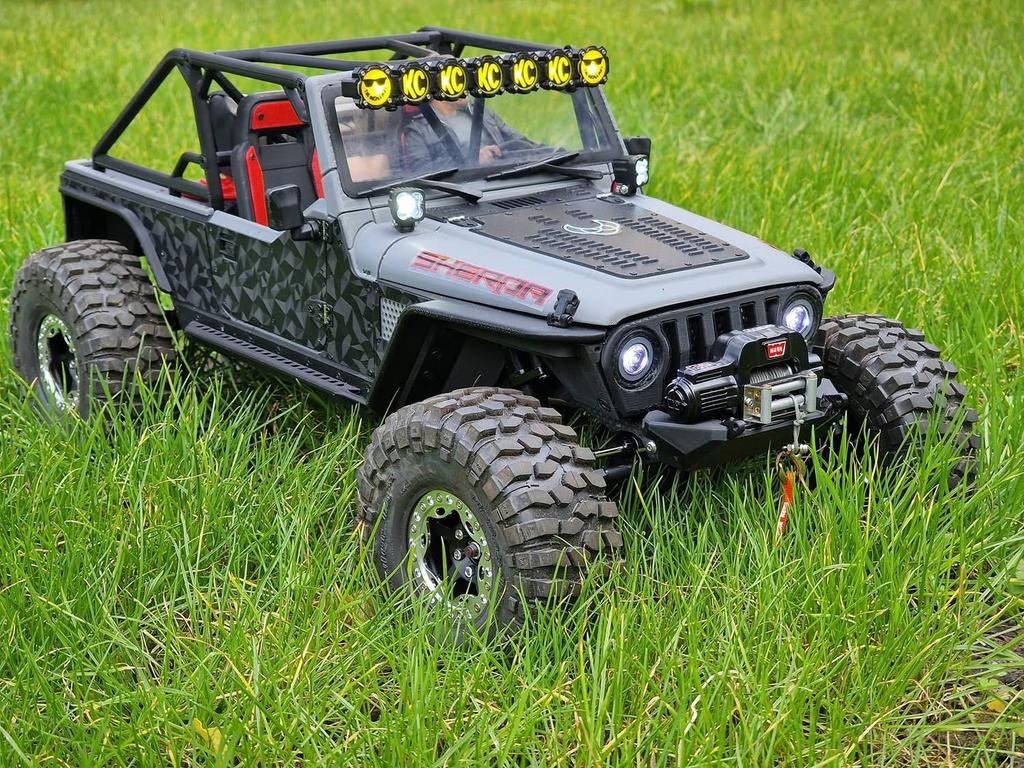 Jeep body voor crawler 3d print Trx4 axial vanquish, Ophalen of Verzenden, Gebruikt