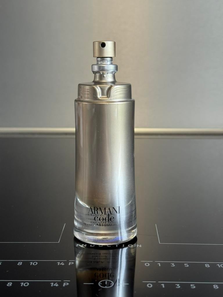Armani code absolu 60ml parfum pour homme nog 32ml in, Ophalen of Verzenden, Zo goed als nieuw