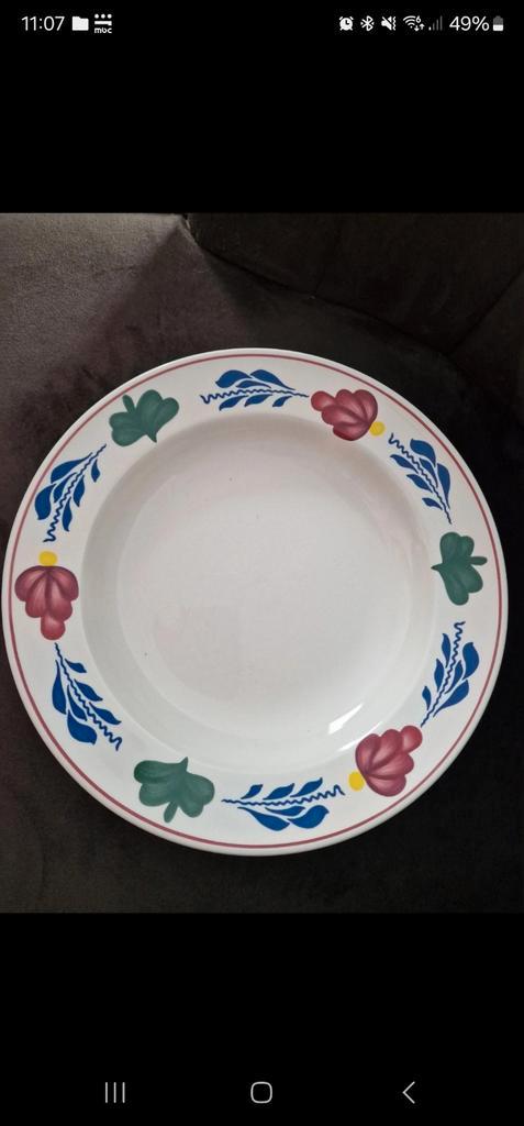 Royal Boch Boerenbont diep bord, Huis en Inrichting, Keuken | Servies, Bord(en), Boerenbont, Aardewerk, Ophalen of Verzenden