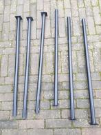 werkblad steunen poten werktafel tafel ijzer werkbank zwart, Ophalen, Gebruikt, IJzer