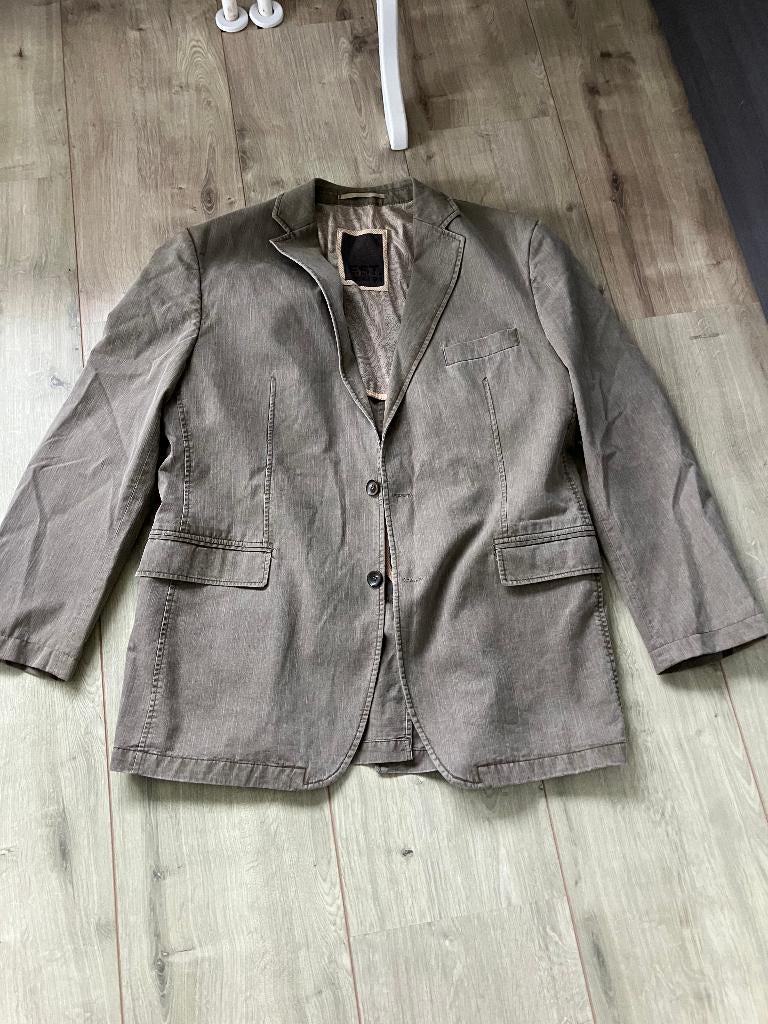 herencolbert zomerjas merk EST Stones 91 beige maat L/XL, Maat 52/54 (L), Beige, Ophalen of Verzenden, Zo goed als nieuw