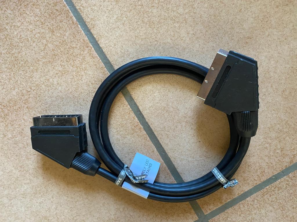 Nieuwe scartkabel van 150 cm RGB 21-polig mannelijk snoer, Audio, Tv en Foto, Audiokabels en Televisiekabels, Verzenden, Nieuw