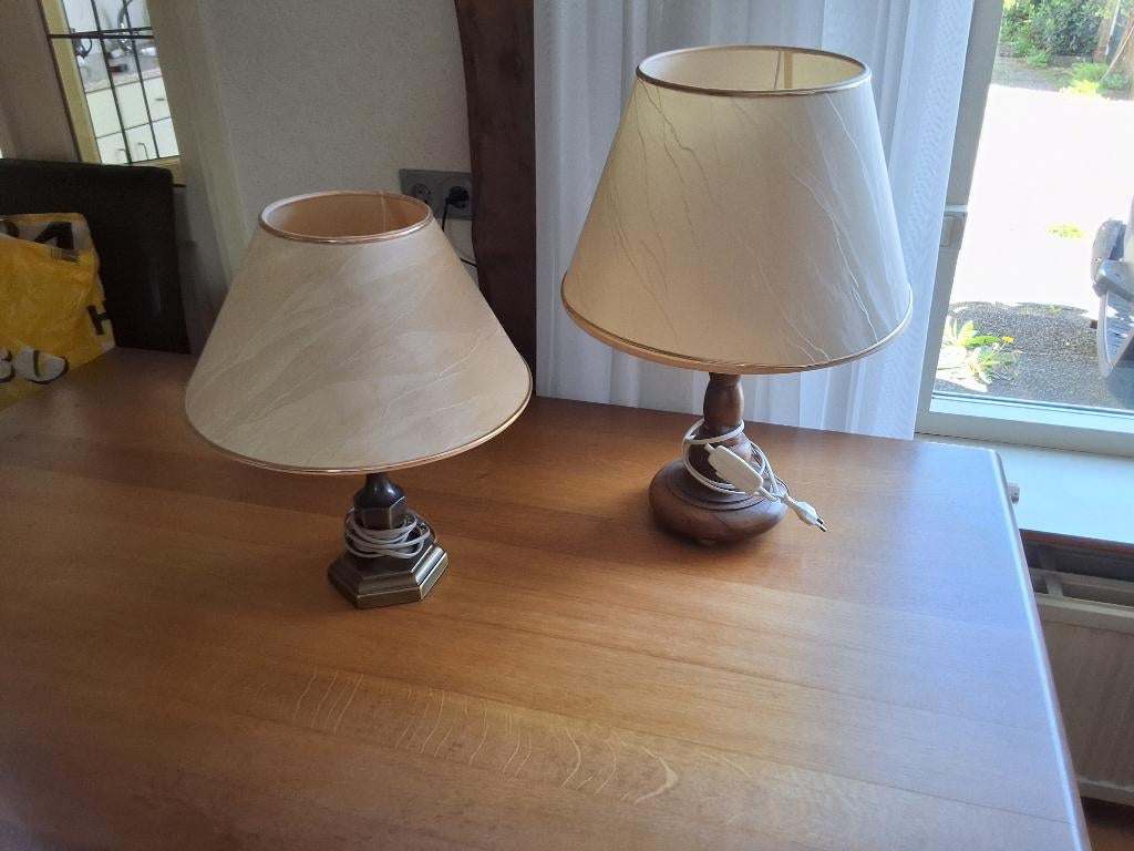 Tafel lampen, Ophalen, Zo goed als nieuw, Stof, Minder dan 50 cm