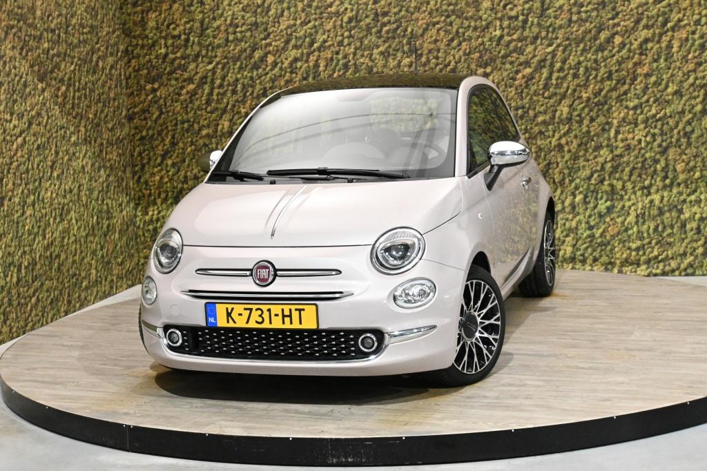 Fiat 500 1.0 Hybr. Star | Pink | Carplay | Cruise | PDC, Auto's, Euro 6, Overige kleuren, 4 stoelen, Leder en Stof