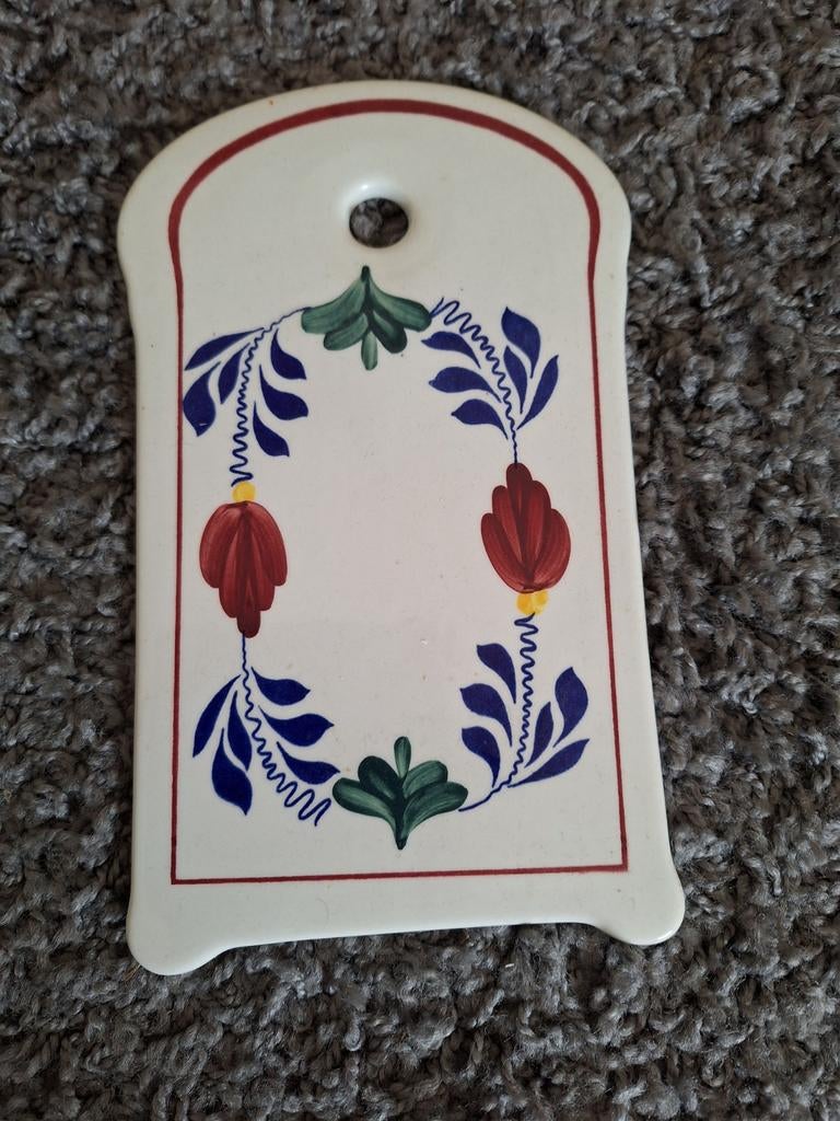 Boerenbont brood/snijplankje, Ophalen of Verzenden, Aardewerk, Boerenbont, Overige typen