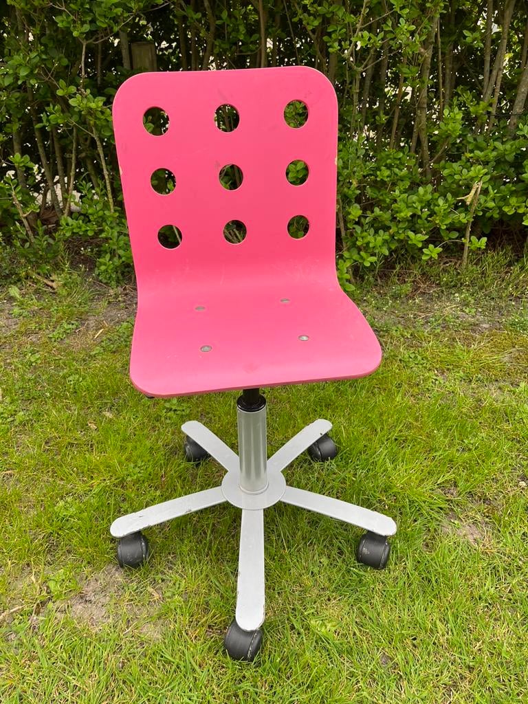 Ika bureaustoel roze 1, Ophalen, Gebruikt, Roze, Bureaustoel