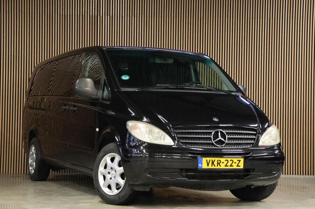 Mercedes-Benz Vito 120 CDI V6 DC luxe | Dubbel Cabine | Marg, Auto's, Bestelauto's, Automaat, Gebruikt, Zwart, Mercedes-Benz