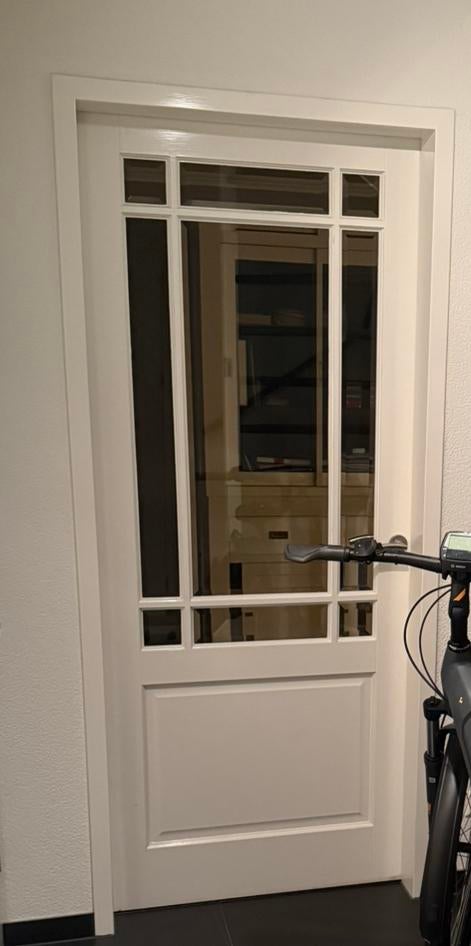 2 Deuren, Doe-het-zelf en Verbouw, Deuren en Horren, Ophalen, Zo goed als nieuw, Binnendeur, 200 tot 215 cm