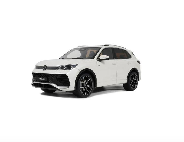VOLKSWAGEN TIGUAN E TSI R-LINE WIT '24 1/18 OTTO ref. OT1219, Hobby en Vrije tijd, Modelauto's | 1:18, Nieuw, Auto, OttOMobile