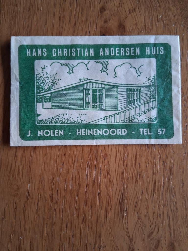 Suikerzakje #518 Hans Christian Andersen huis Heinenoord, Verzamelen, Verzenden, Nederland