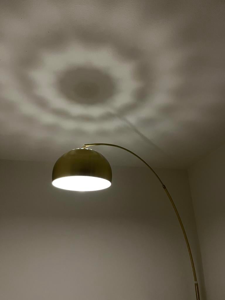 Gouden Booglamp / merk QAZQA, Ophalen, Zo goed als nieuw