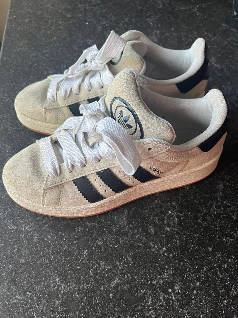 Adidas Campus 00s Beige Zwart Sneakers, Kleding | Dames, Schoenen, Beige, Ophalen of Verzenden, Sneakers of Gympen, Gedragen