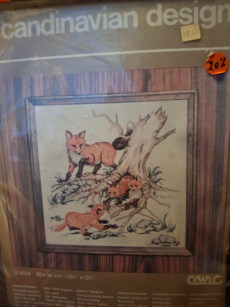 Vossen, Ophalen of Verzenden, Nieuw, Borduurpakket