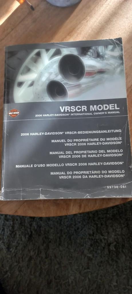Harley Davidson Streetrod  Owner's Manual, Motoren, Ophalen of Verzenden, Harley-Davidson of Buell