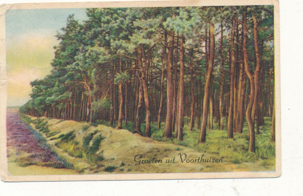 9757 Groeten uit Voorthuizen, Verzamelen, Ophalen of Verzenden, 1920 tot 1940, Gelderland