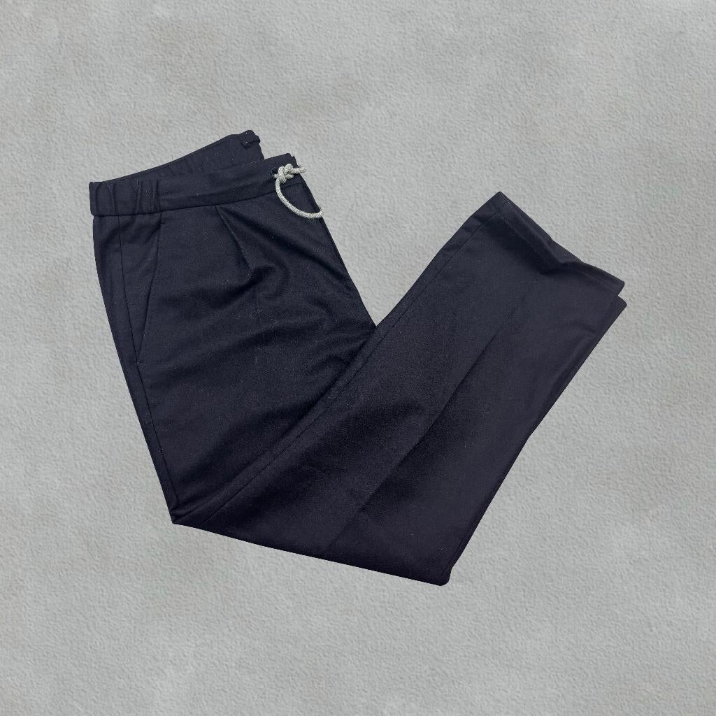 (1193) Marineblauwe Suitsupply Broek - Heren XL - Nieuw, Blauw, Ophalen of Verzenden, Suitsupply, Maat 56/58 (XL)