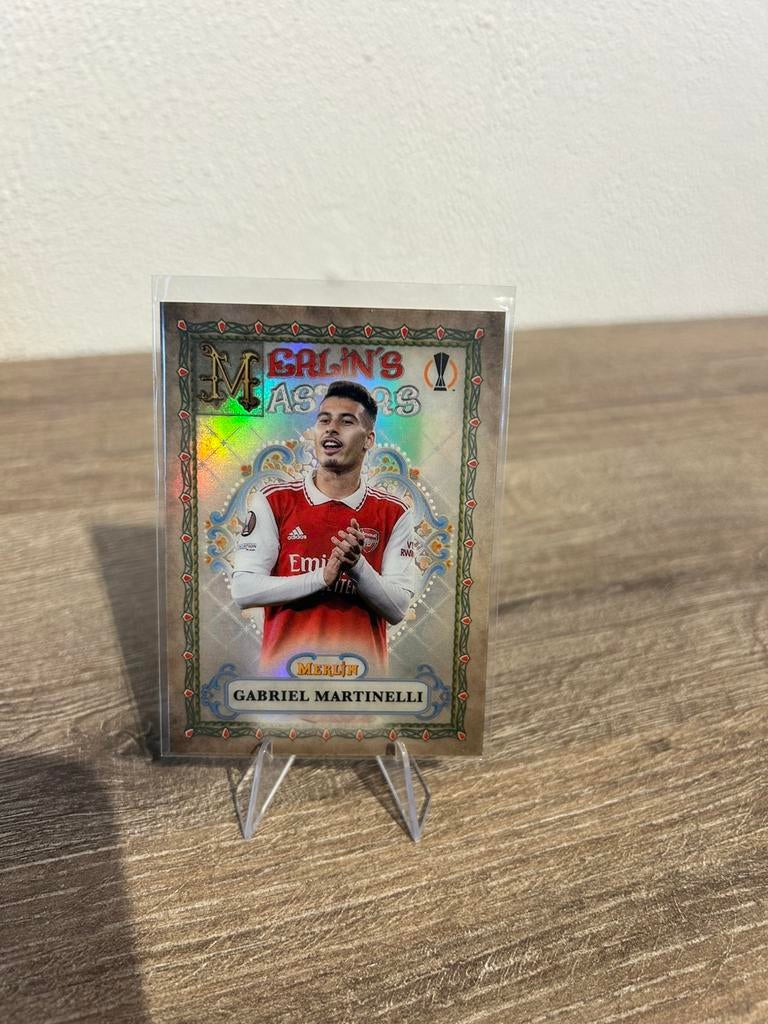 Gabriel Martinelli 2022-23 Topps Merlin Chrome UCC #MM-6, Ophalen of Verzenden, Zo goed als nieuw, Buitenlandse clubs, Spelerskaart