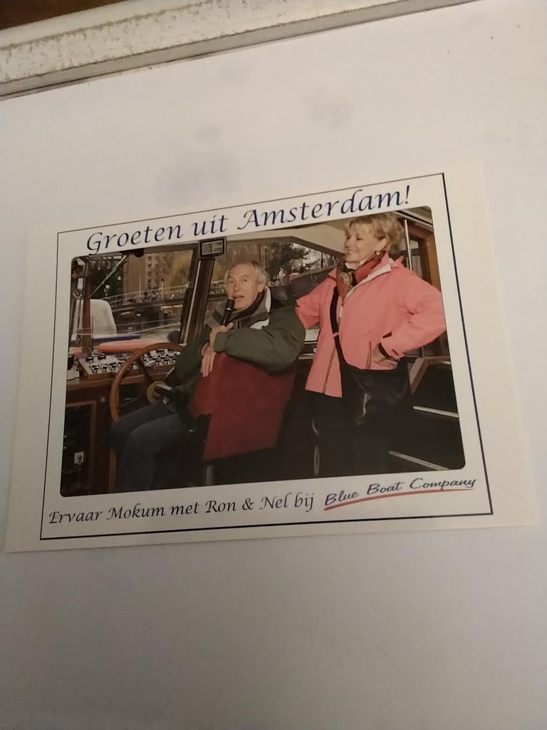 GROETEN UIT AMSTERDAM  / ERVAAR MOKUM MET RON & NEL, Ophalen of Verzenden, 1960 tot 1980, Noord-Holland
