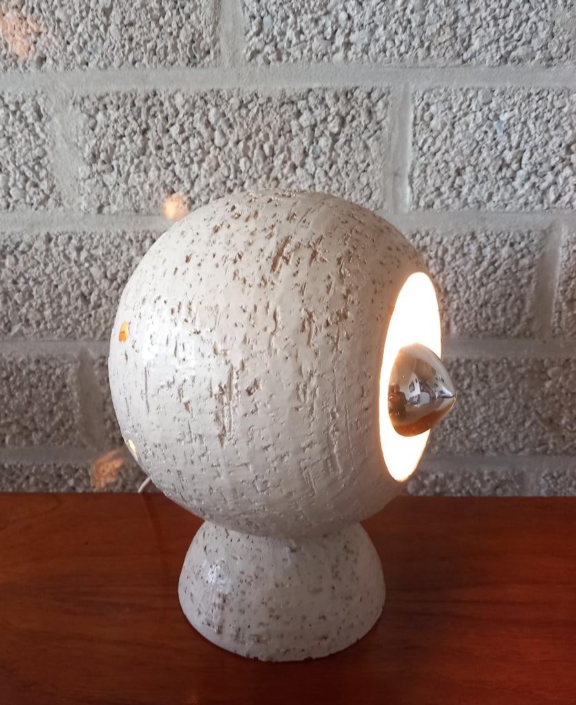 Retro Keramisch lampje Brutalistisch Vintage, Huis en Inrichting, Ophalen of Verzenden, Gebruikt, Retro  Brutalistisch