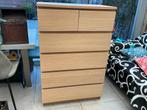 Ikea 6 ladenkast,zgan,licht eiken,h123xb80xd48, Huis en Inrichting, Ophalen, Overige materialen, 5 laden of meer, 100 tot 150 cm