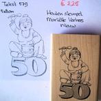 Tekst 579 Houten stempel, Ophalen of Verzenden, Nieuw, Houten stempel
