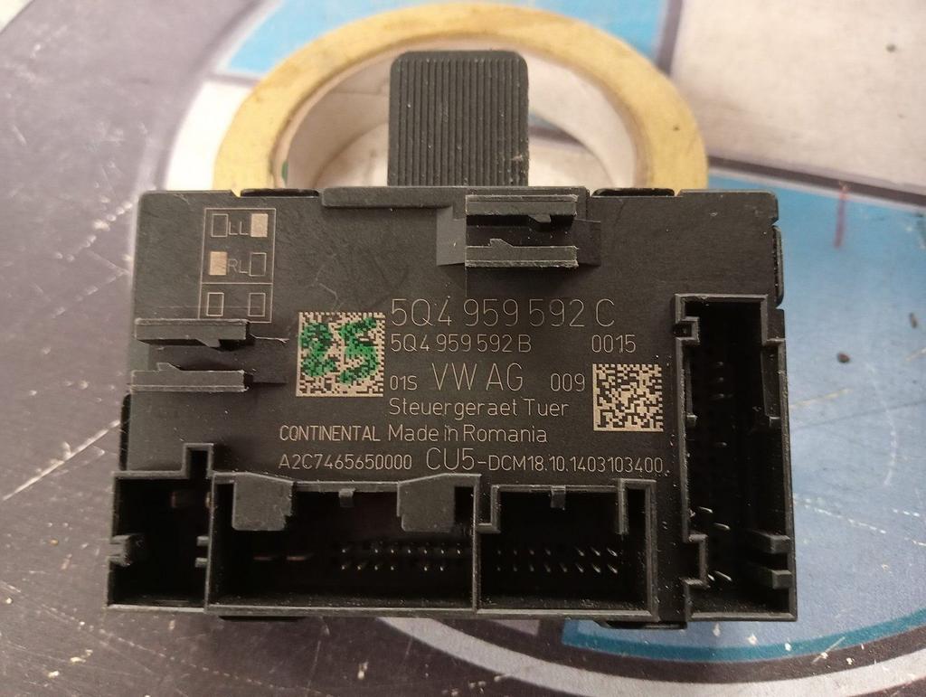 PORTIER REGELAPPARAAT RV golf 7 Golf VII (AUA) (5Q4959592C), Gebruikt, -, Volkswagen, -