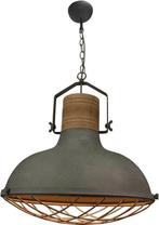 Brilliant EMMA Hanglamp Grijs, Ophalen of Verzenden, Brilliant, 75 cm of meer, Hout