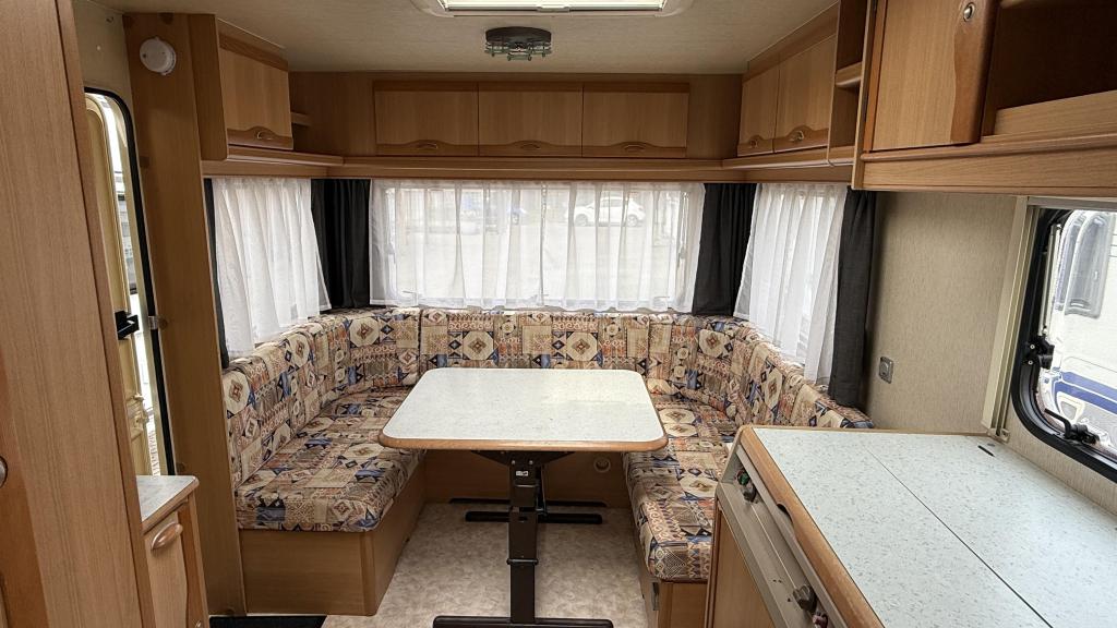 Adria Unica 502 DU bouwjaar 1997 met luifel, Caravans en Kamperen, Standaardzit, Schokbreker, Bedrijf, 750 - 1000 kg