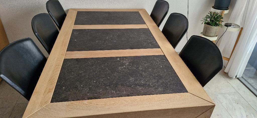 Te koop eettafel, Ophalen, Gebruikt, 50 tot 100 cm, Vijf personen of meer