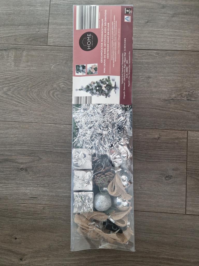 Mini kerstboom met decoratie, Ophalen of Verzenden