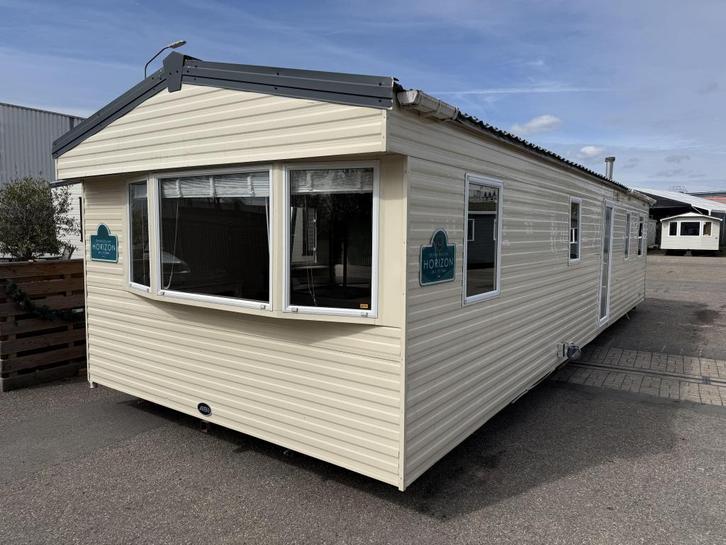 ABI Horizon 11 x 3.70 m 2 Slp Dubbelglas Winterhard, Caravans en Kamperen, Stacaravans
