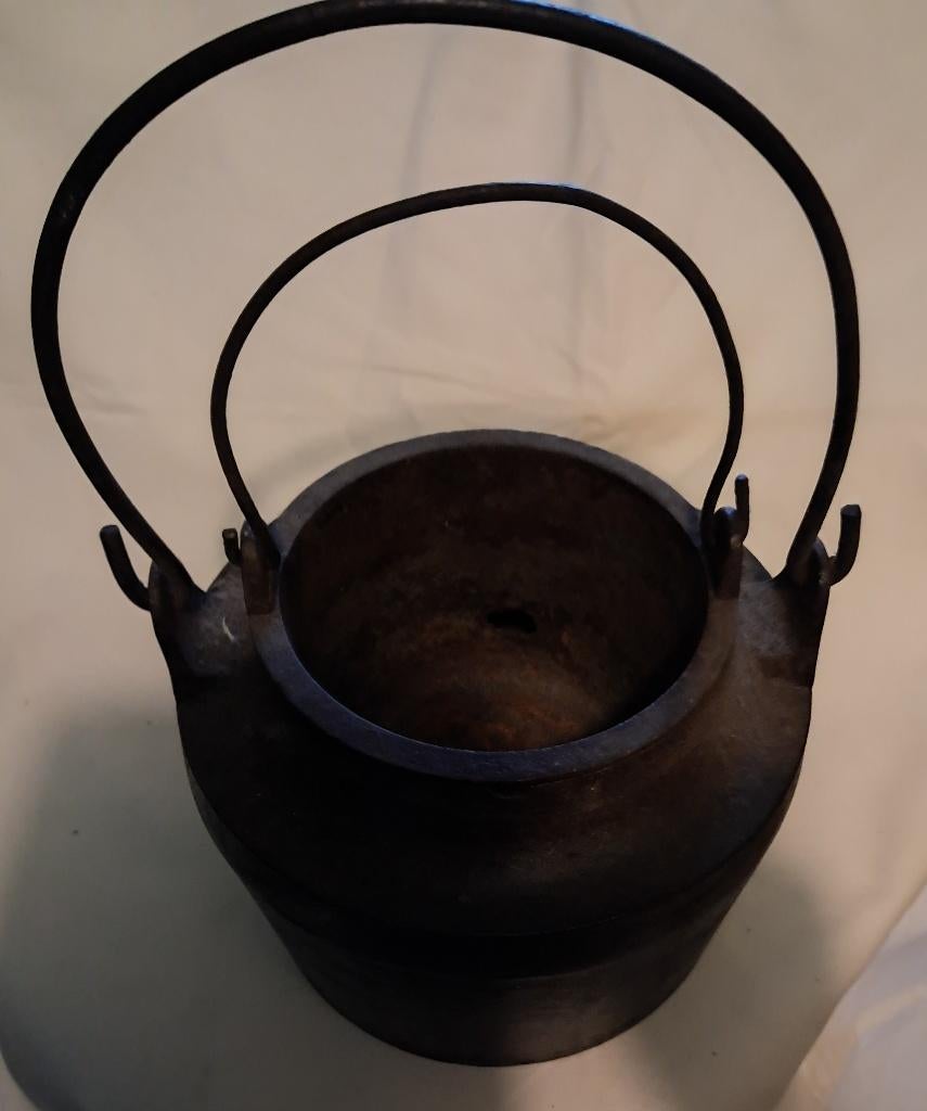 Giet ijzeren lijm pot, Ophalen of Verzenden