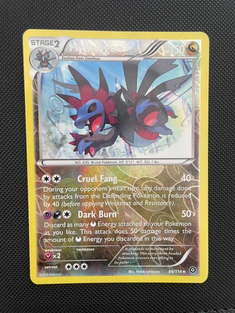 Hydreigon 86/114 Rare Reverse Holo XY Steam Siege, Verzenden, Zo goed als nieuw