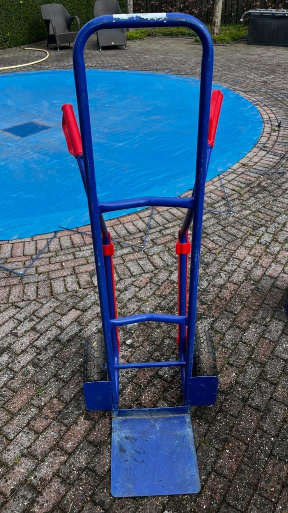 2 x steekwagen trappen steekwagen traploper, Doe-het-zelf en Verbouw, Transportwagens, 100 liter of meer, Ophalen, Gebruikt, Steekwagen
