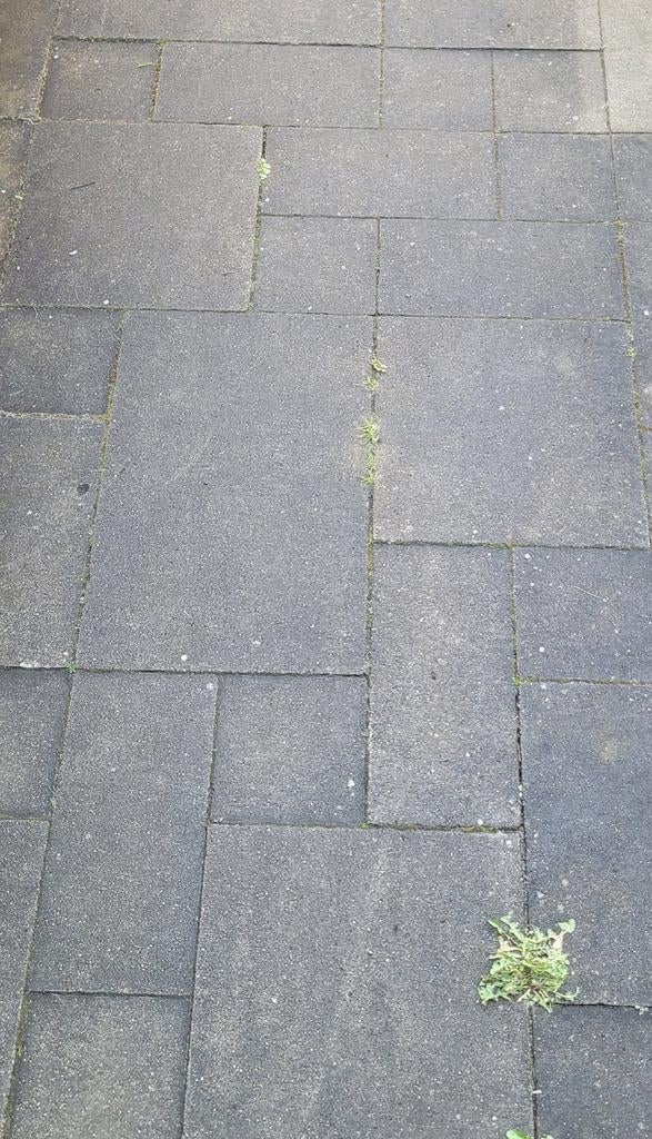 Terrastegels 7m2 - Grijs beton, Tuin en Terras, Tegels en Klinkers, Ophalen, Gebruikt, 5 tot 10 m², Beton