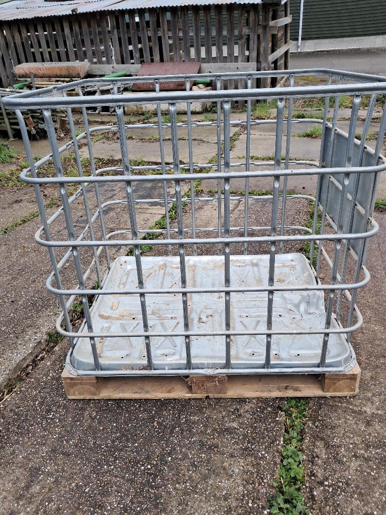 IBC container, Tuin en Terras, Regentonnen, 150 liter of meer, Ophalen, Gebruikt, Metaal