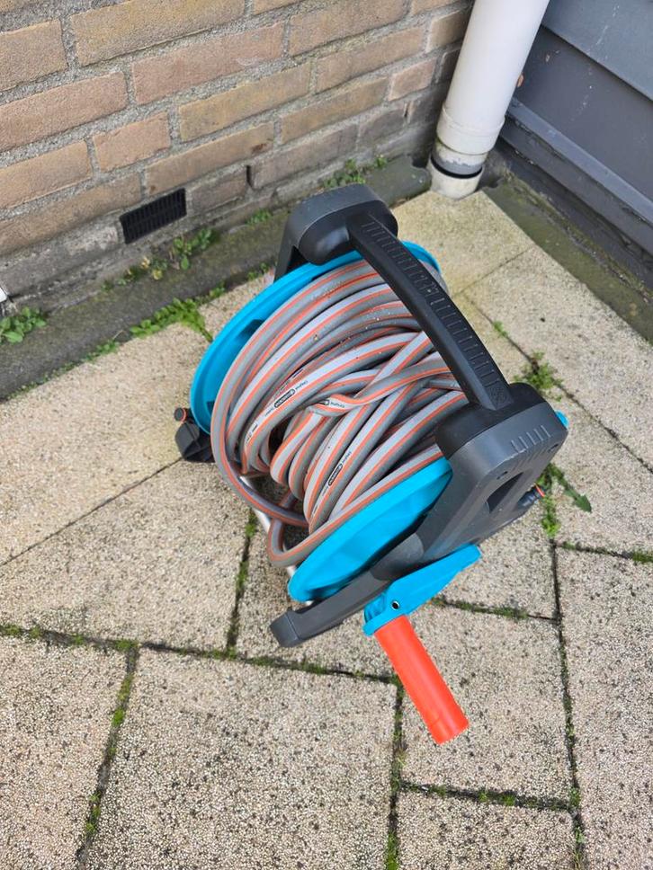 Gardena tuinslang op haspel, Tuin en Terras, Tuinslangen, Ophalen
