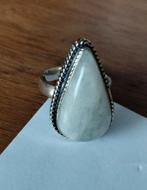 Zilveren ring met maansteen maat 18, 18 tot 19, Overige kleuren, Verzenden, Nieuw