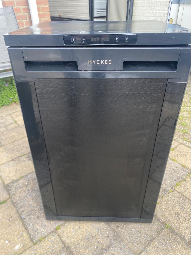 Hyckes HyFridge 85 compressor koelkast, Ophalen, Zo goed als nieuw, 45 tot 60 cm, Met vriesvak