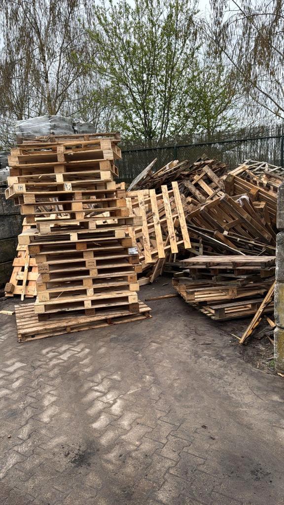 Pallethout - Gratis afhalen - Kapotte pallets, Tuin en Terras, Haardhout, Overige houtsoorten, 6 m³ of meer, Ophalen