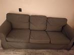 IKEA EKTORP 3-zitsbank + fauteuil antraciet grijs, Huis en Inrichting, Banken | Bankstellen, Ophalen, Gebruikt, Driepersoons, 75 tot 100 cm