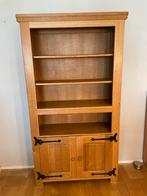 Massief eiken Boekenkast Oisterwijk, Ophalen, Gebruikt, Eikenhout, 50 tot 100 cm