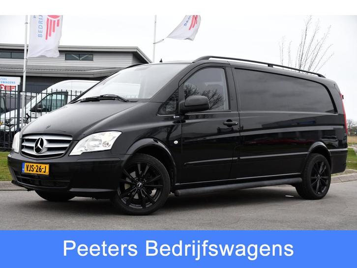 Mercedes-Benz Vito 122 V6 3.0 CDI L3 Black Edition Cruise, A, Auto's, Bestelauto's, Particulier, Te koop, ABS, Airconditioning