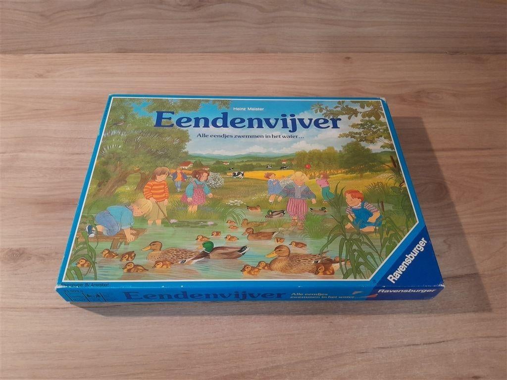 Eendenvijver - alle eendjes zwemmen in het water - s5809, Hobby en Vrije tijd, Gezelschapsspellen | Bordspellen, Verzenden, Zo goed als nieuw