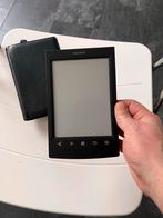 Sony e-reader met leren hoesje en pen, Computers en Software, E-readers, Gebruikt, Ophalen of Verzenden, 4 GB of minder, Touchscreen