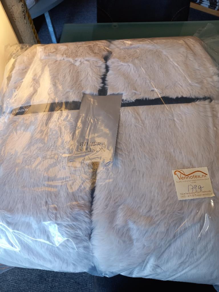 Riviera Maison bedpsrei FURNITY nieuw collectie, Verzenden, Overige maten, Beige, Dekbedovertrek