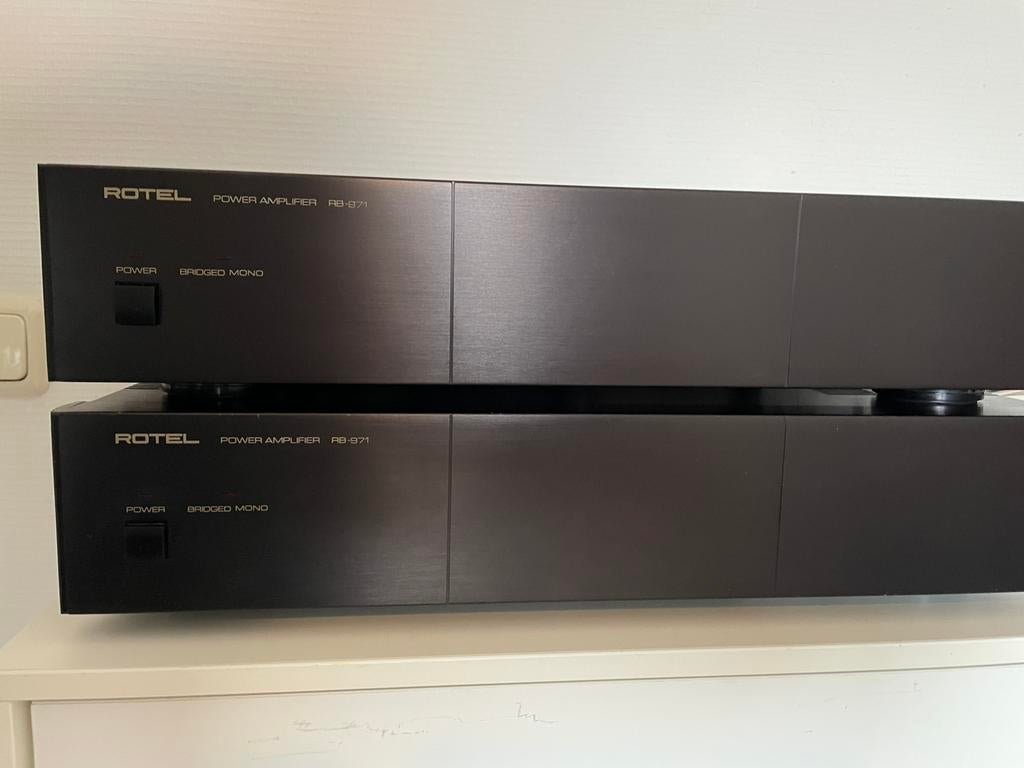 Rotel RB 971 eindversterker, Audio, Tv en Foto, Versterkers en Receivers, Ophalen, Gebruikt, 60 tot 120 watt, Overige merken