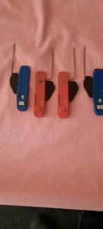 2 blauwe afstrijkers + 2 oudrose Passap Duomatic Pinky, Ophalen of Verzenden, Breien, Machine