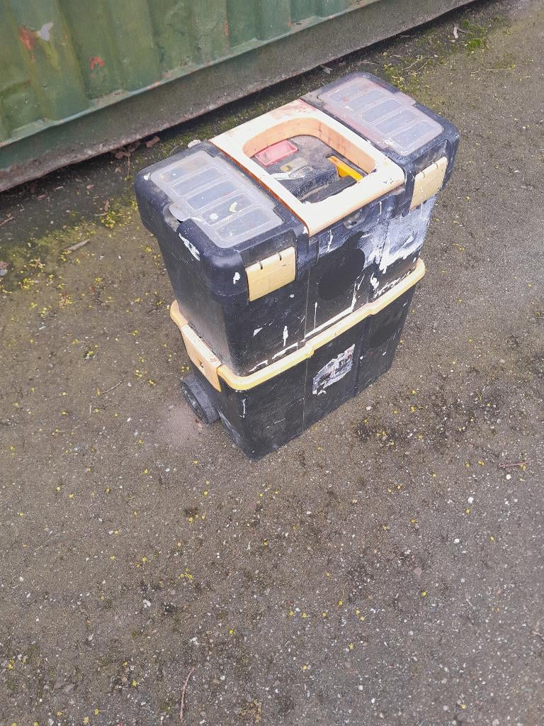 Stanley gereedschapskist en trolley, Ophalen, Gebruikt